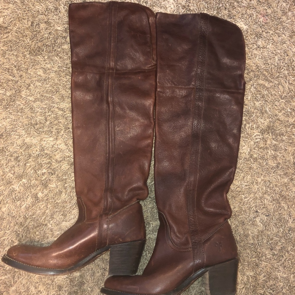Tall slouch Frye boots size 6